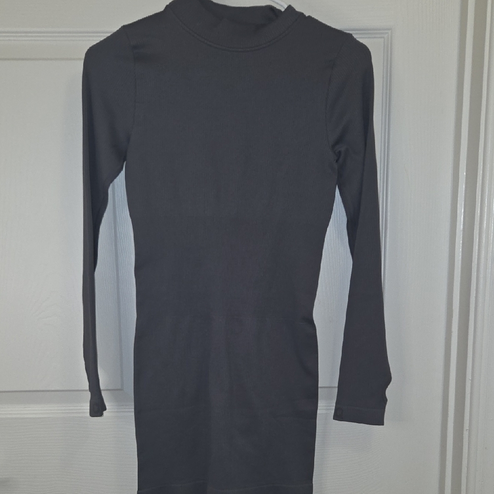OQQ Charcoal Mini Dress